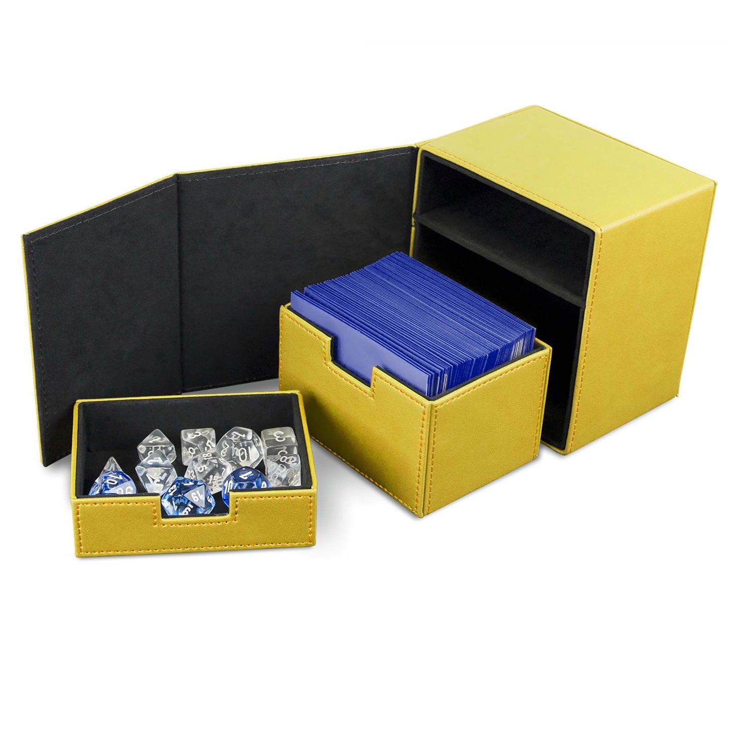 Deck Vault 100 Case LX Premium Leatherette Yellow