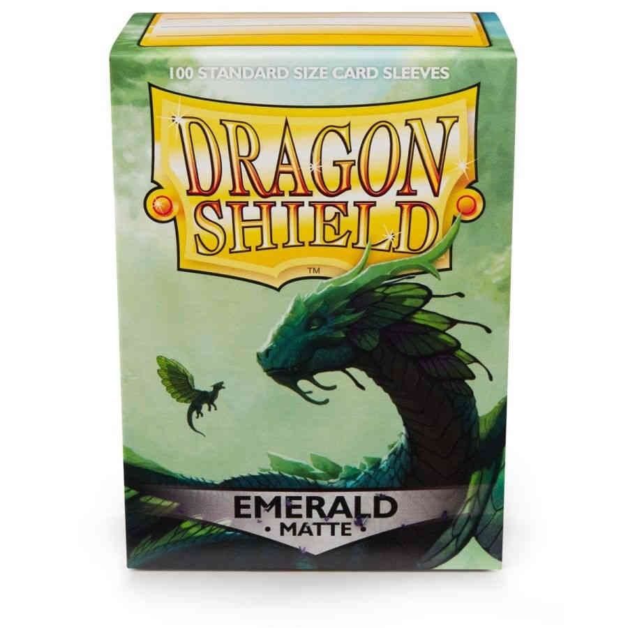 Dragon Shield Standard Size Sleeves Emerald Matte 100CT #11036