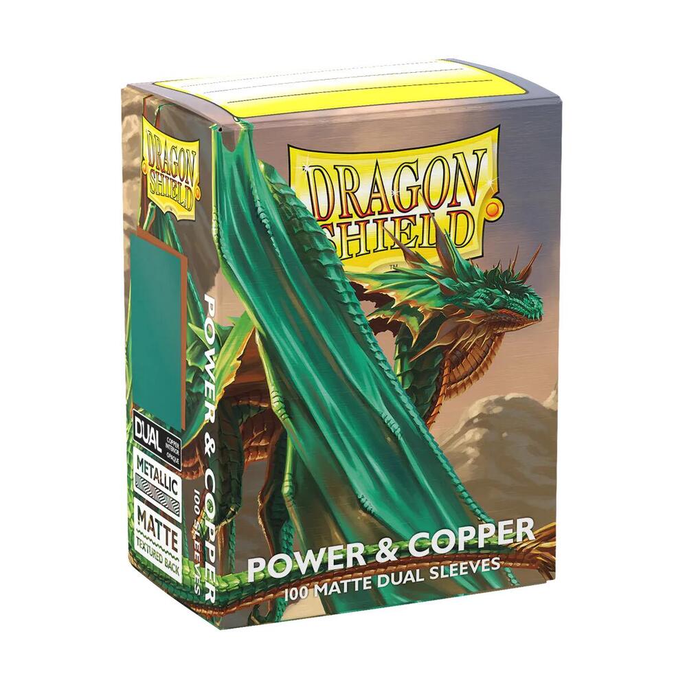 Dragon Shield Standard Size Sleeves Power & Copper Dual Matte 100CT #15068