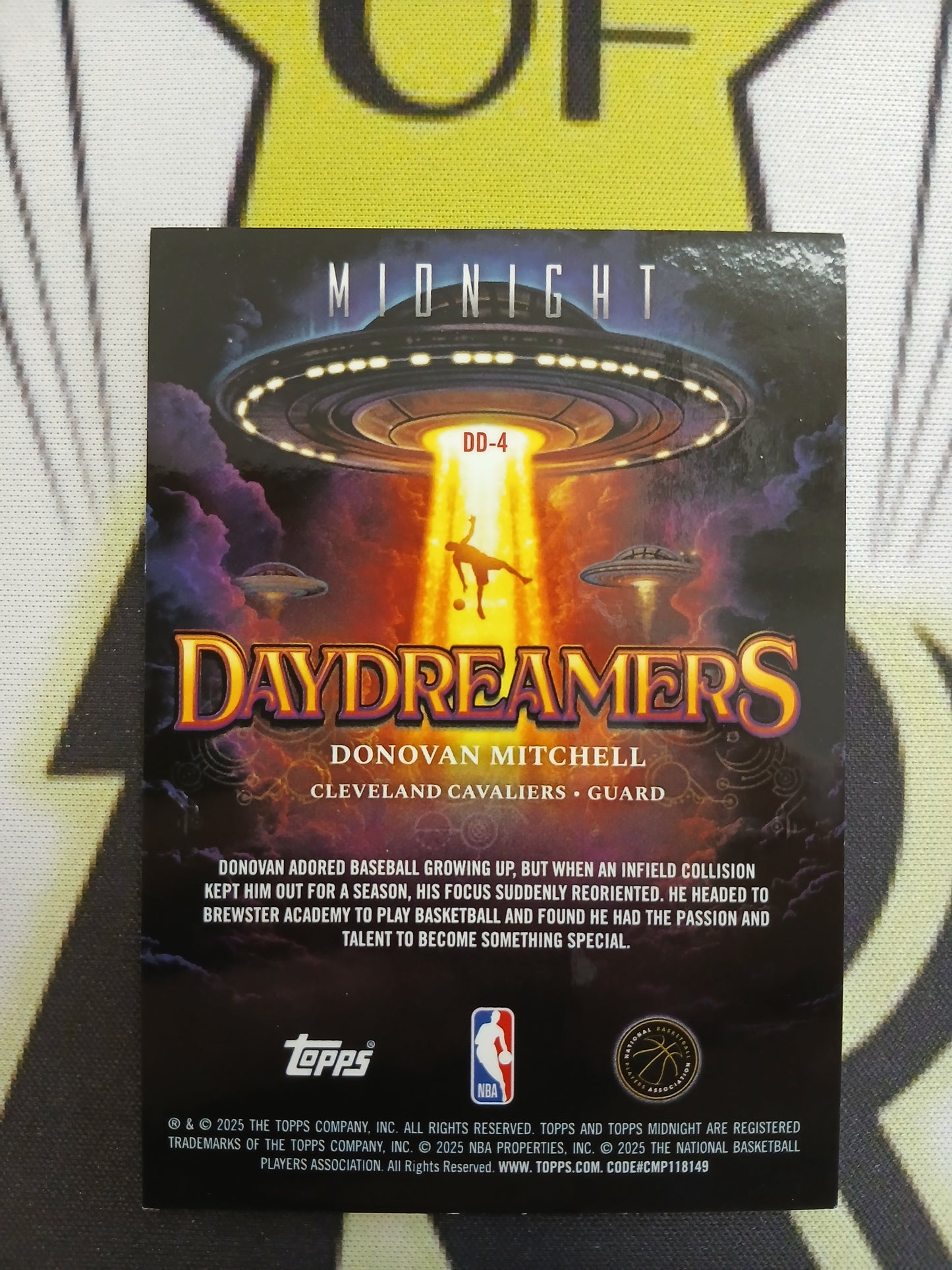 2025 Topps Midnight Donovan Mitchell Daydreamers #/20