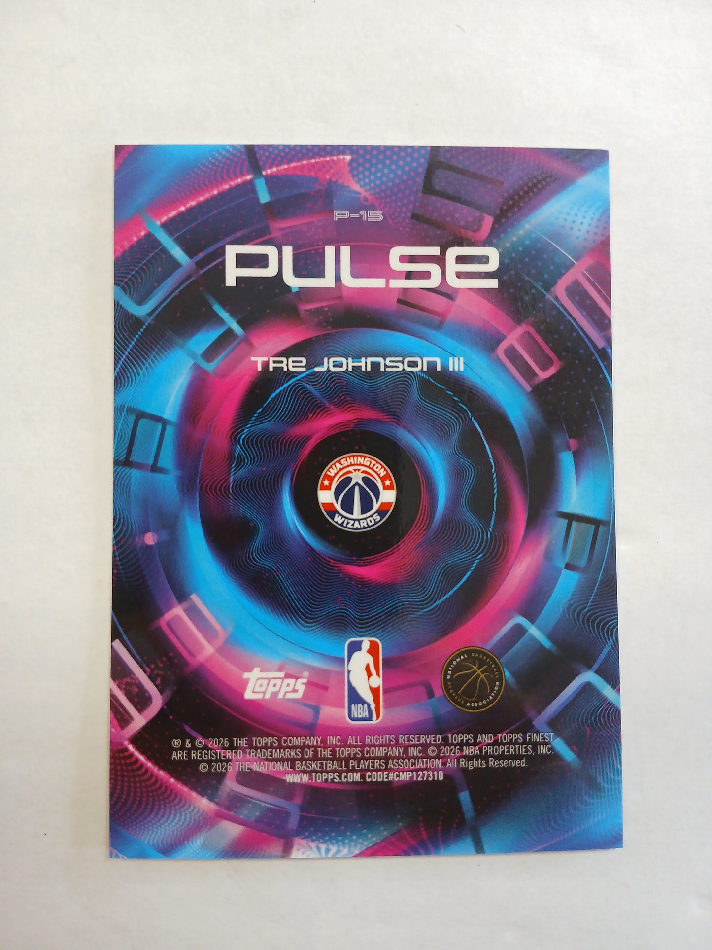 2026 Topps Finest Tre Johnson III Pulse Case Hit SSP