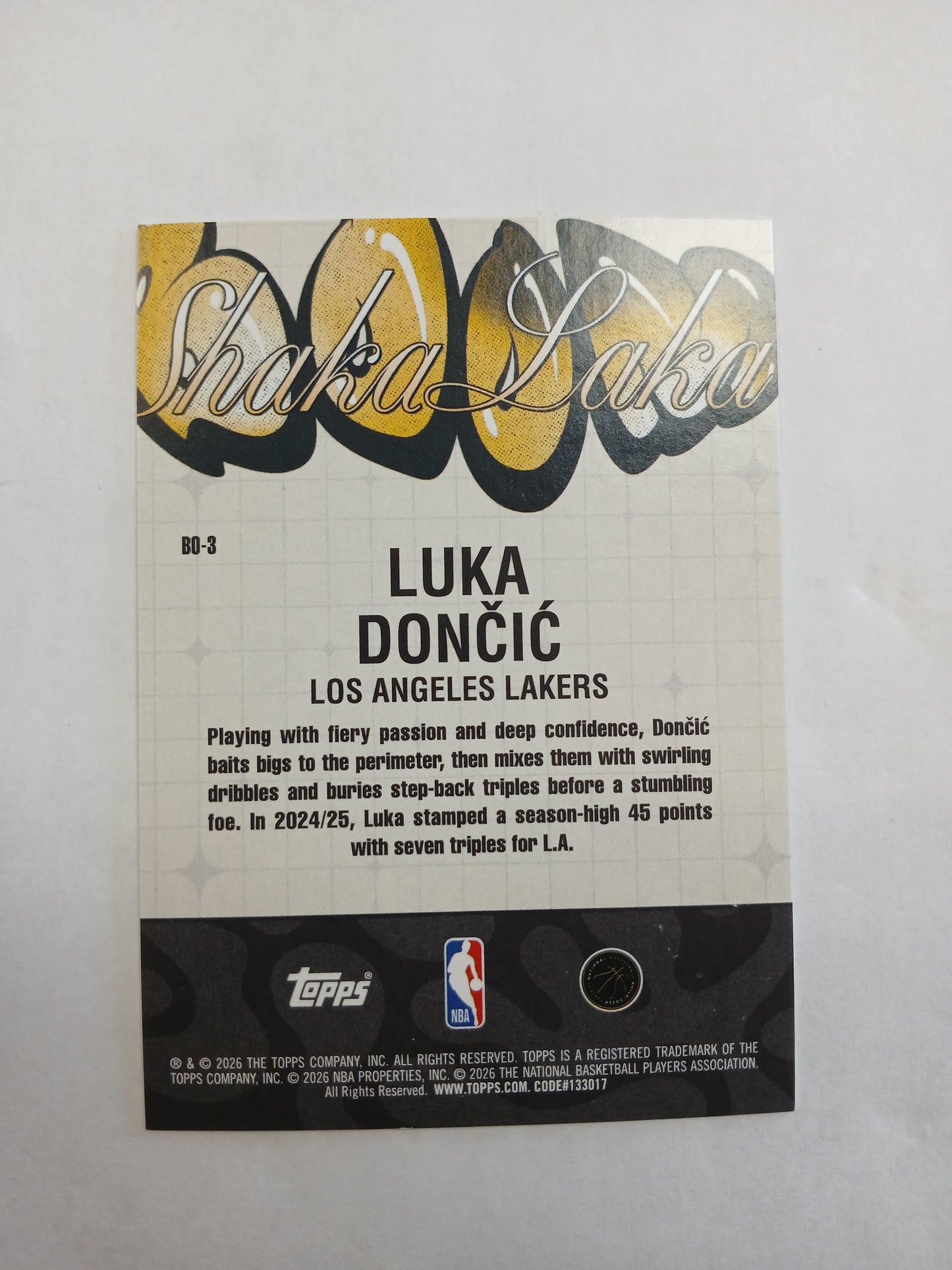 2026 Topps NBA Hoops Luka Doncic Boom Shaka Laka Case Hit SSP