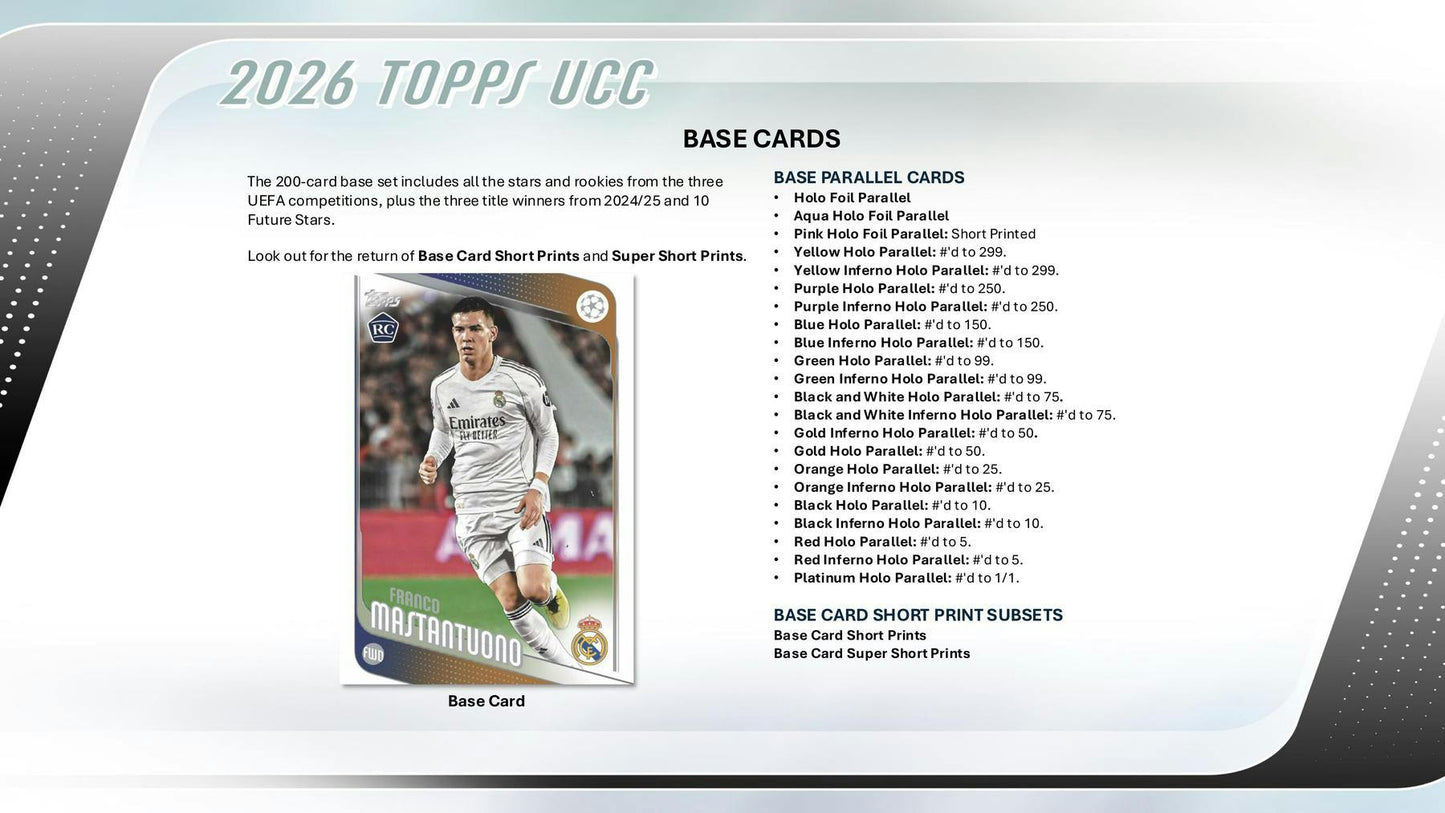2025-26 Topps Flagship Edition UEFA Club Competitions Blaster Box