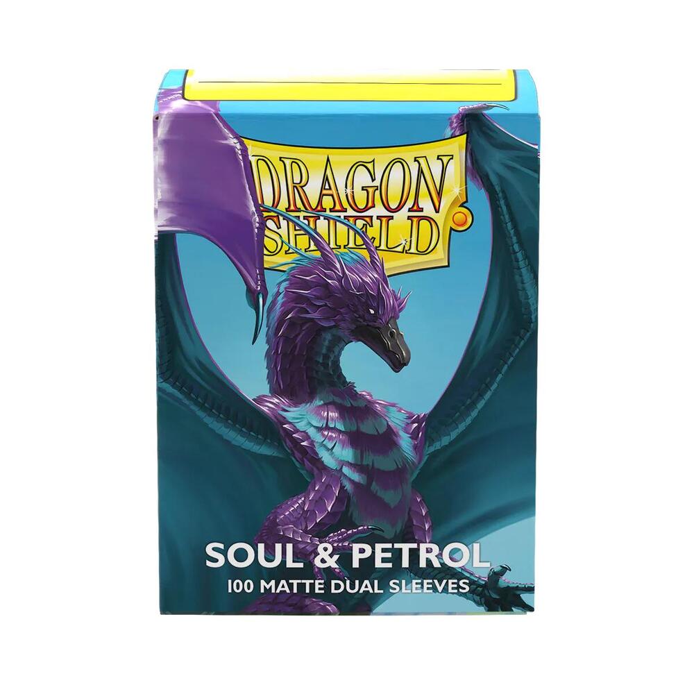 Dragon Shield Standard Size Sleeves Soul & Petrol Dual Matte 100CT #15070