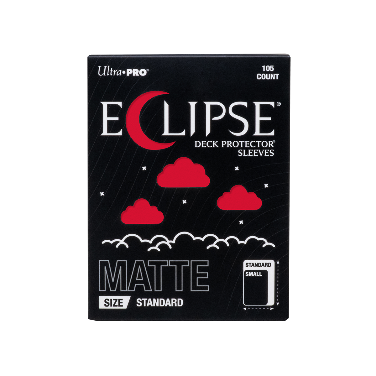 Ultra Pro - Eclipse Matte Apple Red (105-Pack) - Enhanced Sleeves