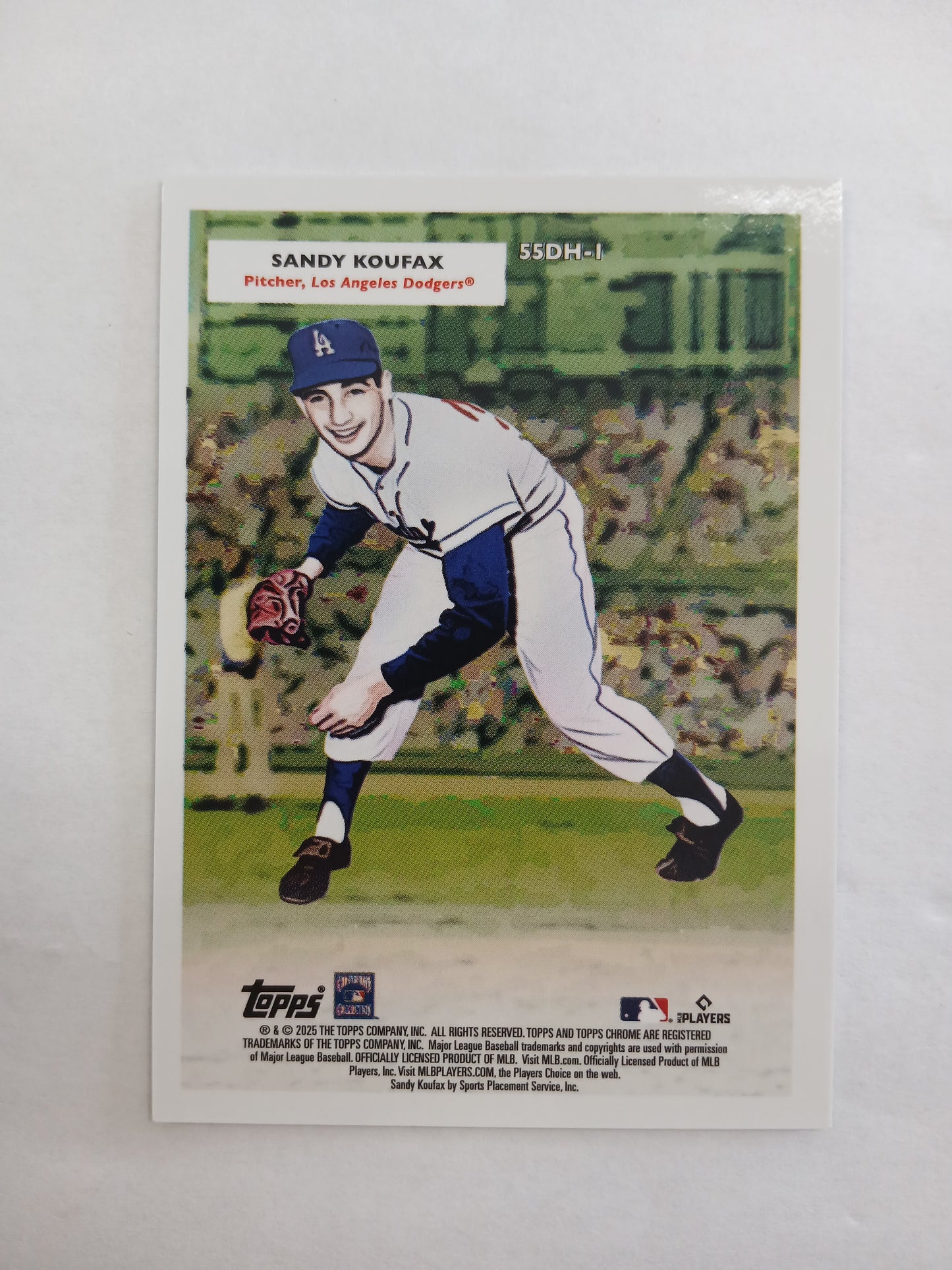 2025 Topps Chrome Platinum Anniversary Shohei Ohtani Sandy Koufax Green Refractor #/99