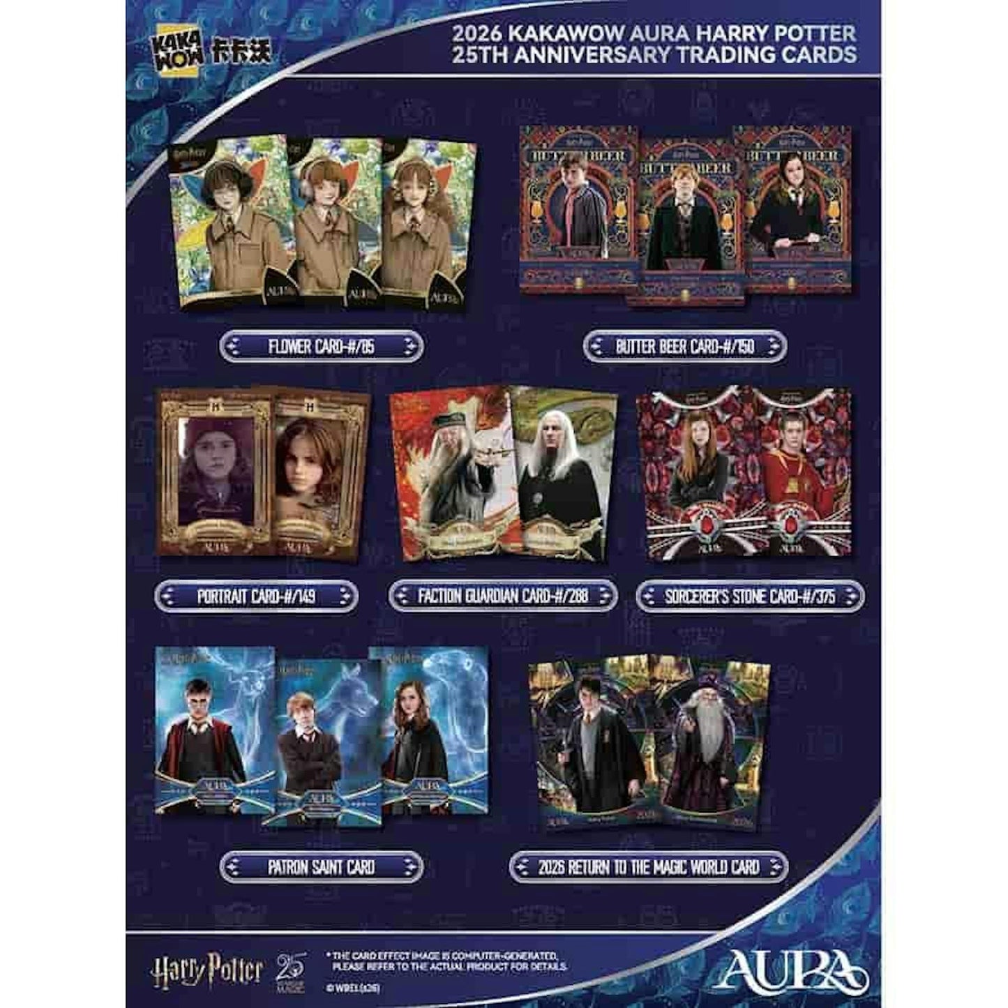 2026 Harry Potter Kakawow Aura 25th Anniversary Hobby Box