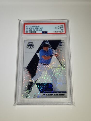 2021 Panini Select Jarred Kelenic White Sparkle Rookie PSA 10 RC