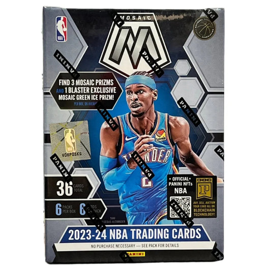 Panini Mosaic 2023-24 NBA Basketball Hobby Blaster Box