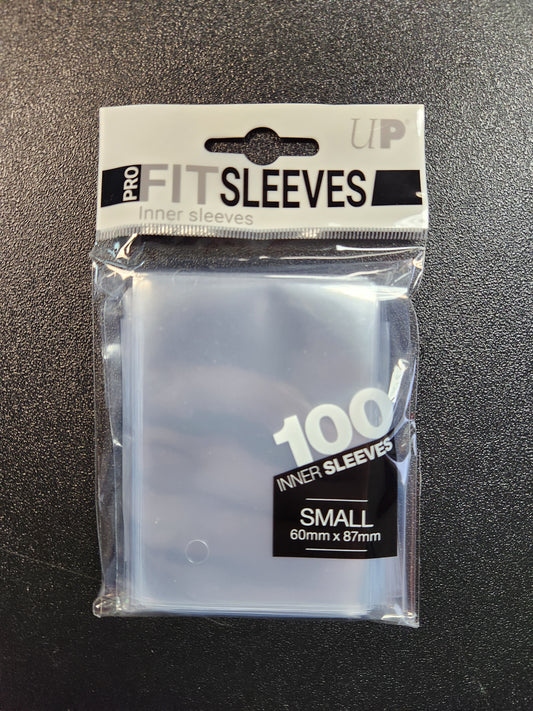 Ultra Pro Fit Sleeves 100 Inner Sleeves Small 60mm x 87mm