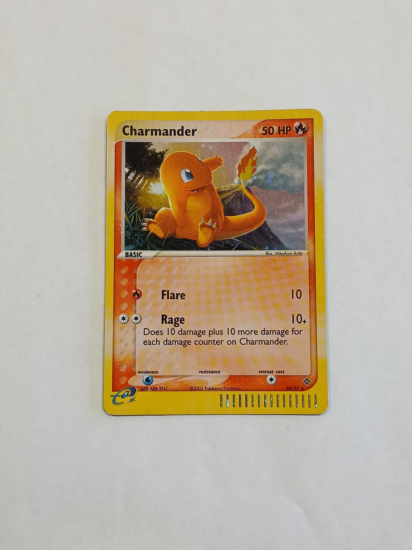 Charmander 98/97 Holo Dragon Pokémon Tcg Card