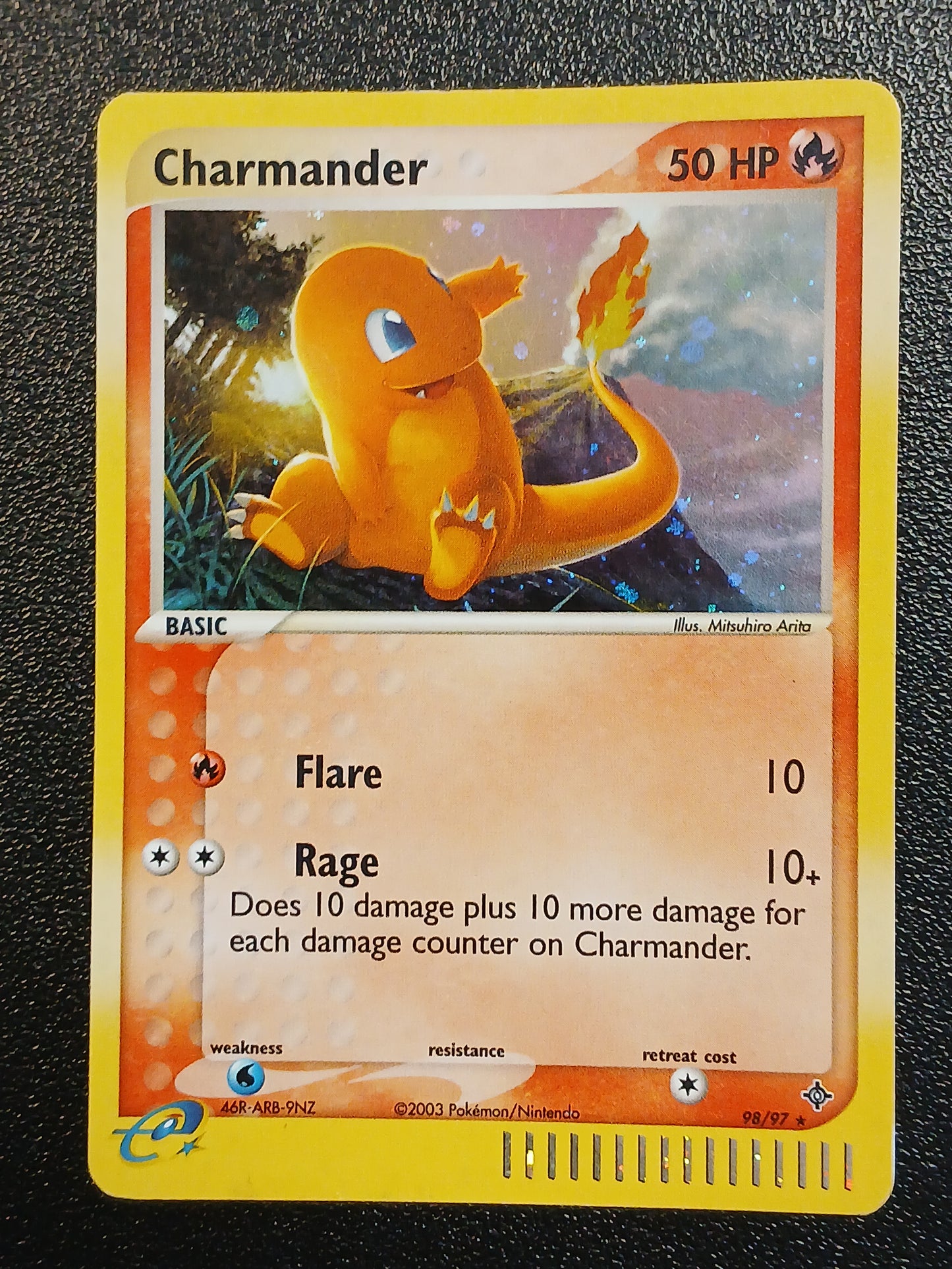 Charmander 98/97 Holo Dragon Pokémon Tcg Card