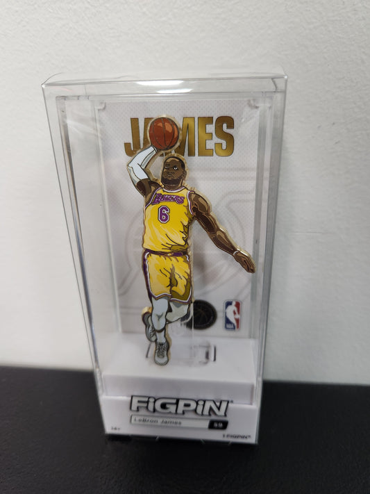 Figpin MLB Lebron James Chase Gold S9 Lakers Collectible