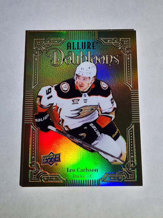 2023-24 Upper Deck Allure Doubloons Leo Carlsson DB-3 SP