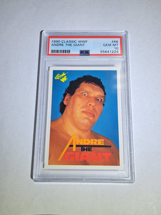 1990 Classic Wwf #66 Andre The Giant PSA 10 Vintage WWE Card