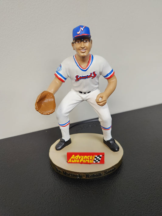 Nashville Sounds Don Mattingly Statue Figurine Collectible Advanced Auto