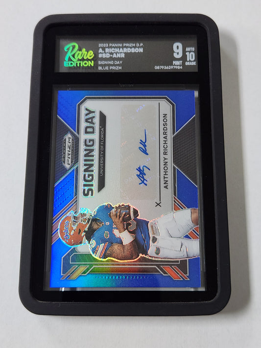 2023 Prizm Draft Picks Anthony Richardson Signing Day auto /75 Rare Edition Mint 9