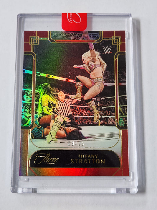 2024 Panini WWE Three Count Tiffany Stratton /25 Tiffy Time