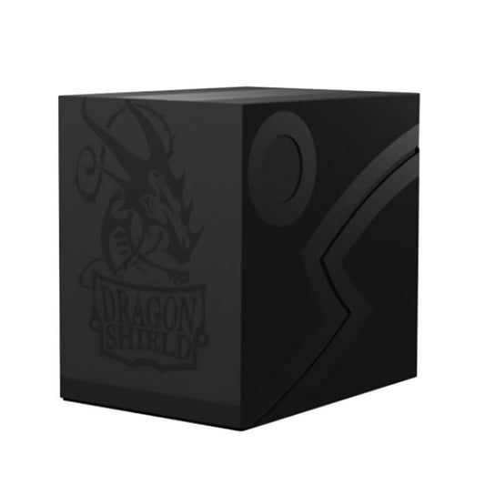 Dragon Shield Double Shell Deck Box Shadow Black