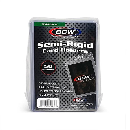 BCW Semi-Rigid #2 Card Holder