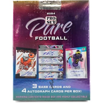 Leaf 2024 Pro Set Pure Football (1) Hobby Box