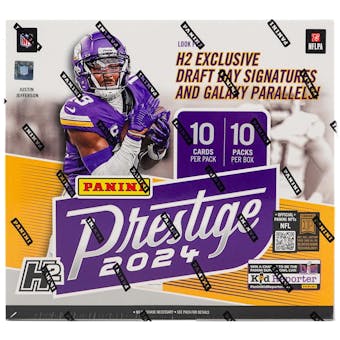 Panini 2024 Prestige Football NFL H2 Hobby Box