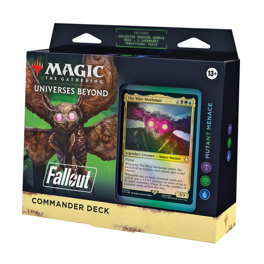 Magic the Gathering TCG Fallout Commander Deck Mutant Menace Sealed Box