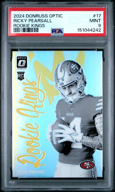 2024 Donruss Optic Rickey Pearsall Rookie Kings Case Hit SSP PSA 9