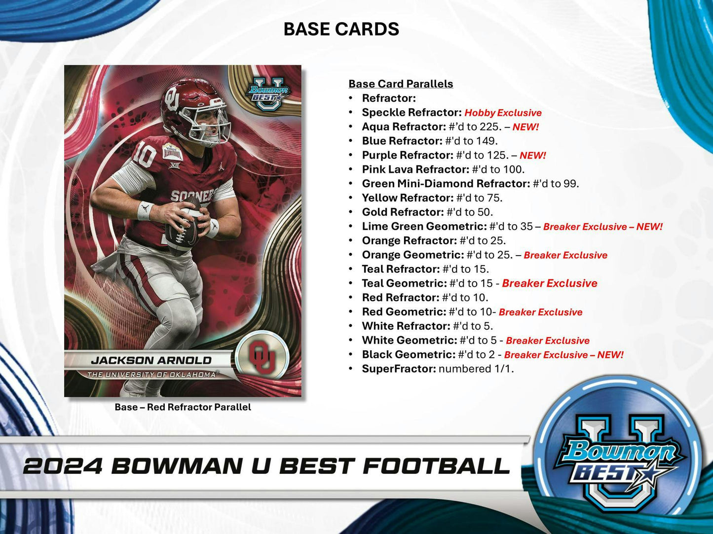 2024 Topps Bowman U Best Football Hobby Box