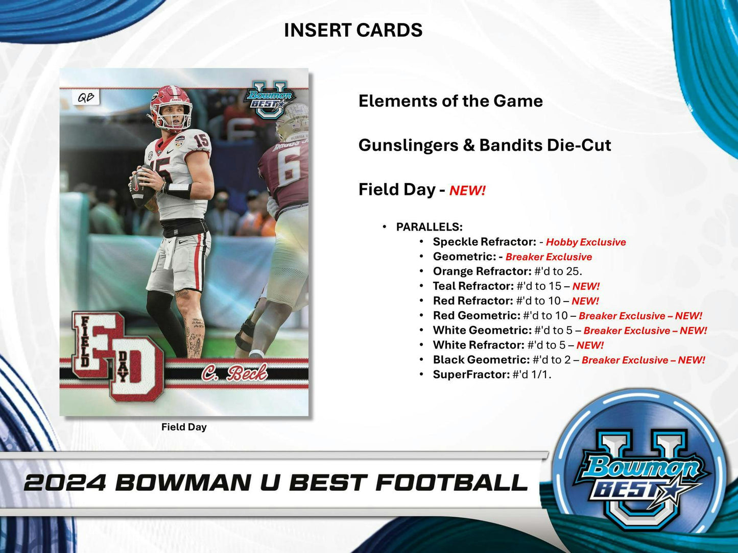 2024 Topps Bowman U Best Football Hobby Box