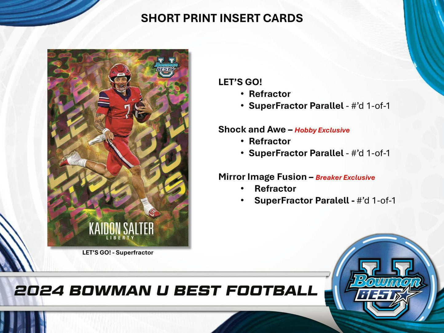 2024 Topps Bowman U Best Football Hobby Box