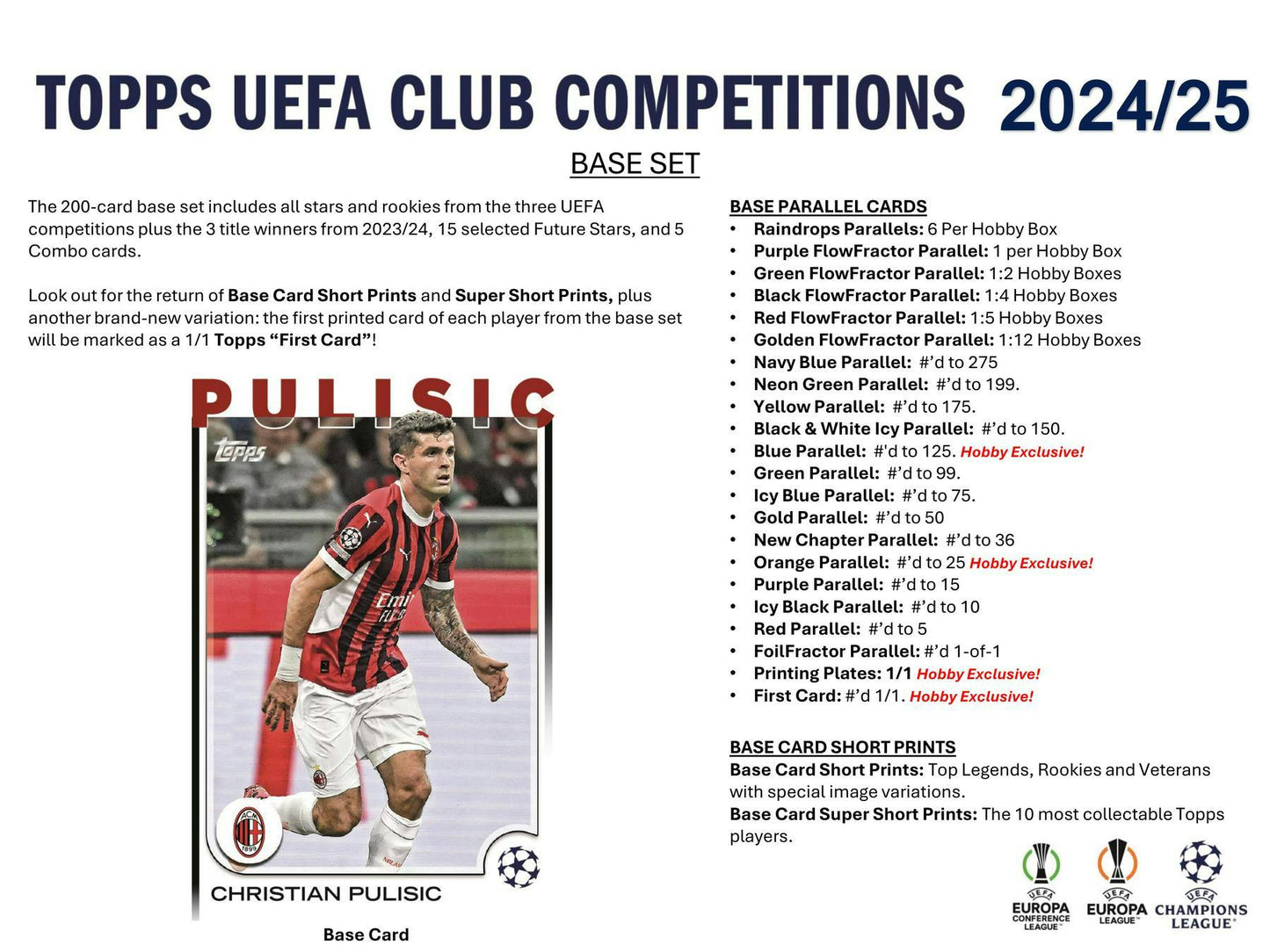 2024-25 Topps Flagship Edition UEFA Club Competitions Hobby Box