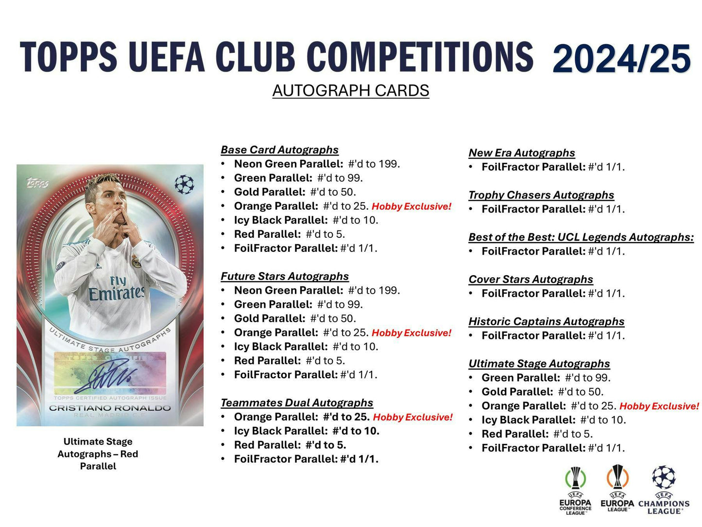 2024-25 Topps Flagship Edition UEFA Club Competitions Hobby Box