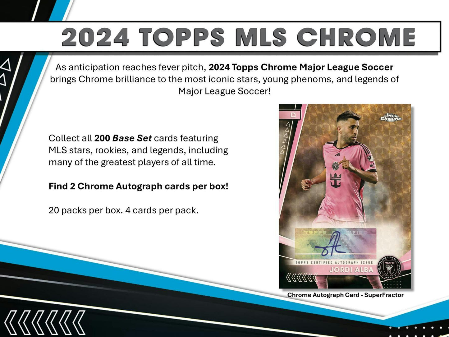 2024 Topps Chrome MLS Hobby Box