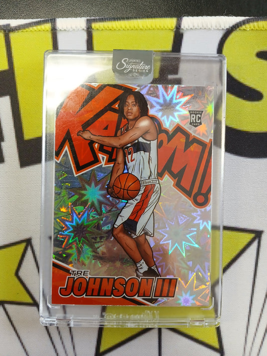 2025 Signature Series Tre Johnson III Kaboom! Rookie Case Hit SSP