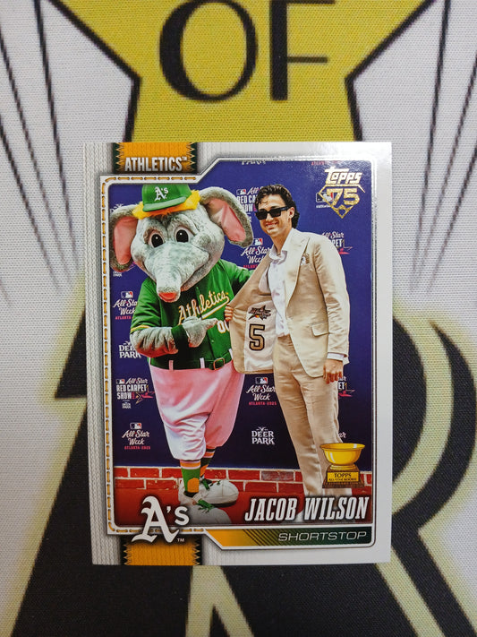 2026 Topps Series One 75 Jacob Wilson Golden Mirror Case Hit SSP