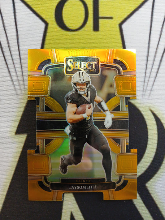 2023 Select Taysom Hill Concourse Gold Die Cut Jersey #7/10