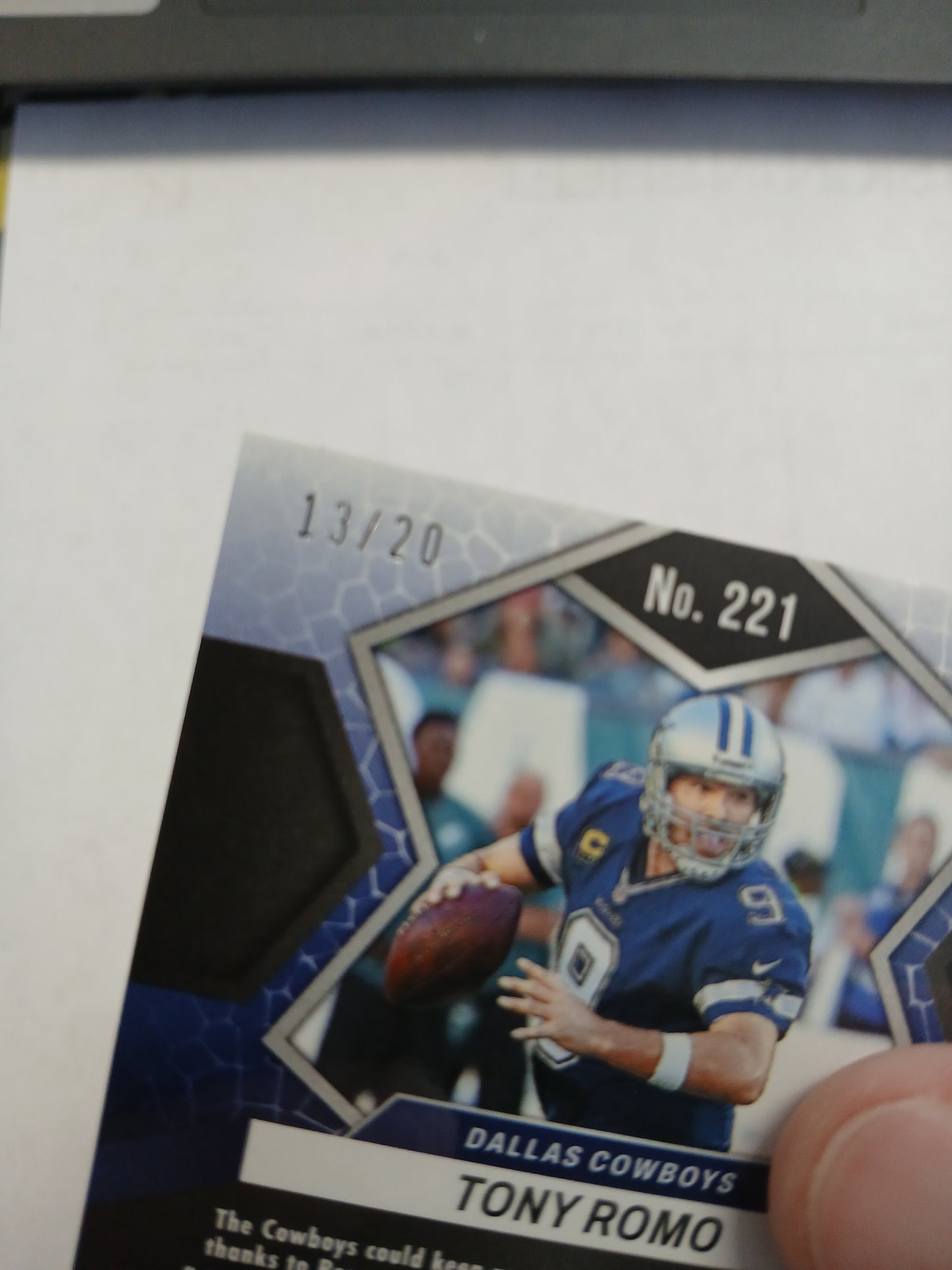 2022 Mosaic Tony Romo Pink Disco No Huddle #/20
