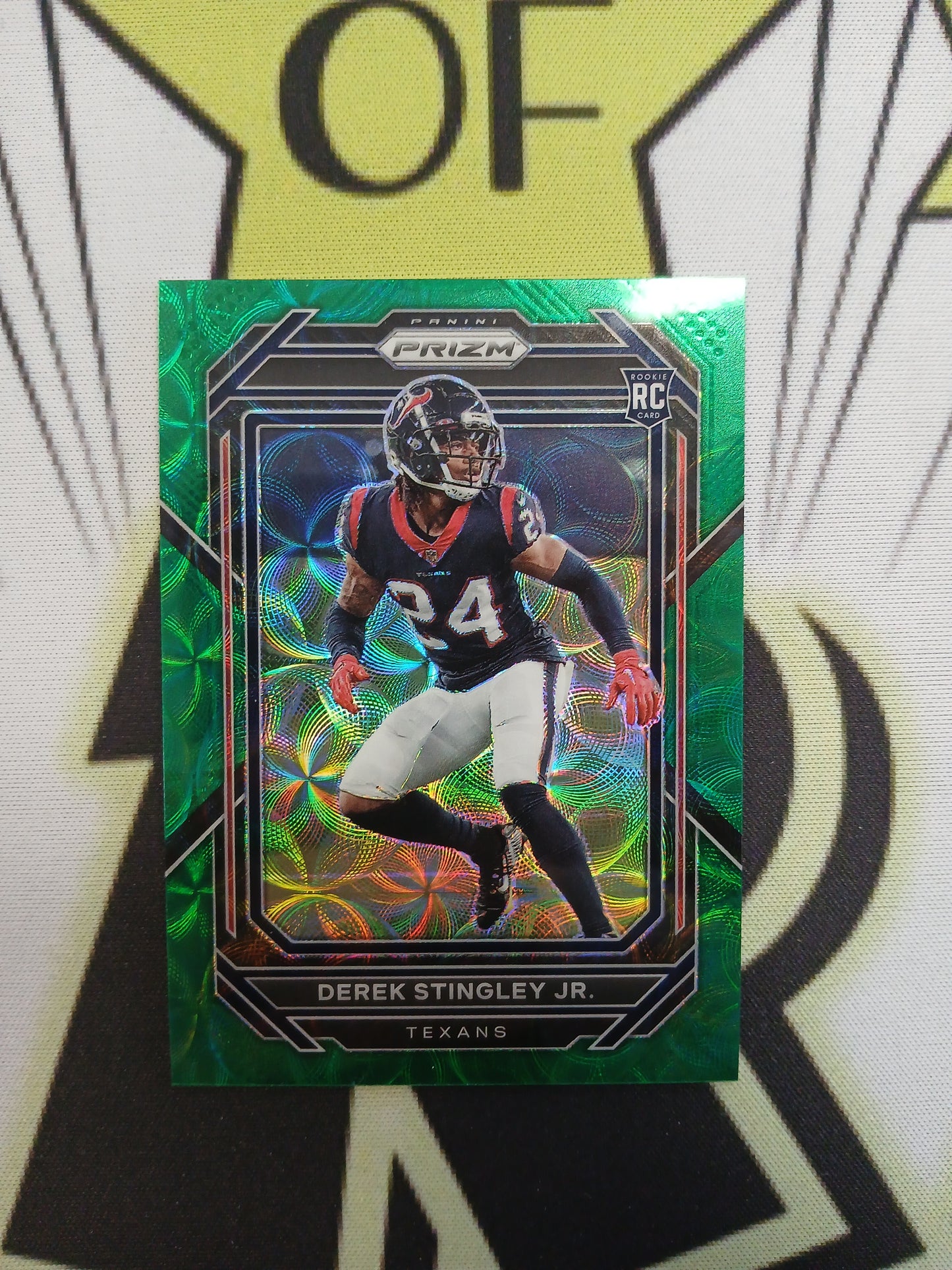 2022 Prizm Derek Stingley Jr Green Scope Rookie #/75