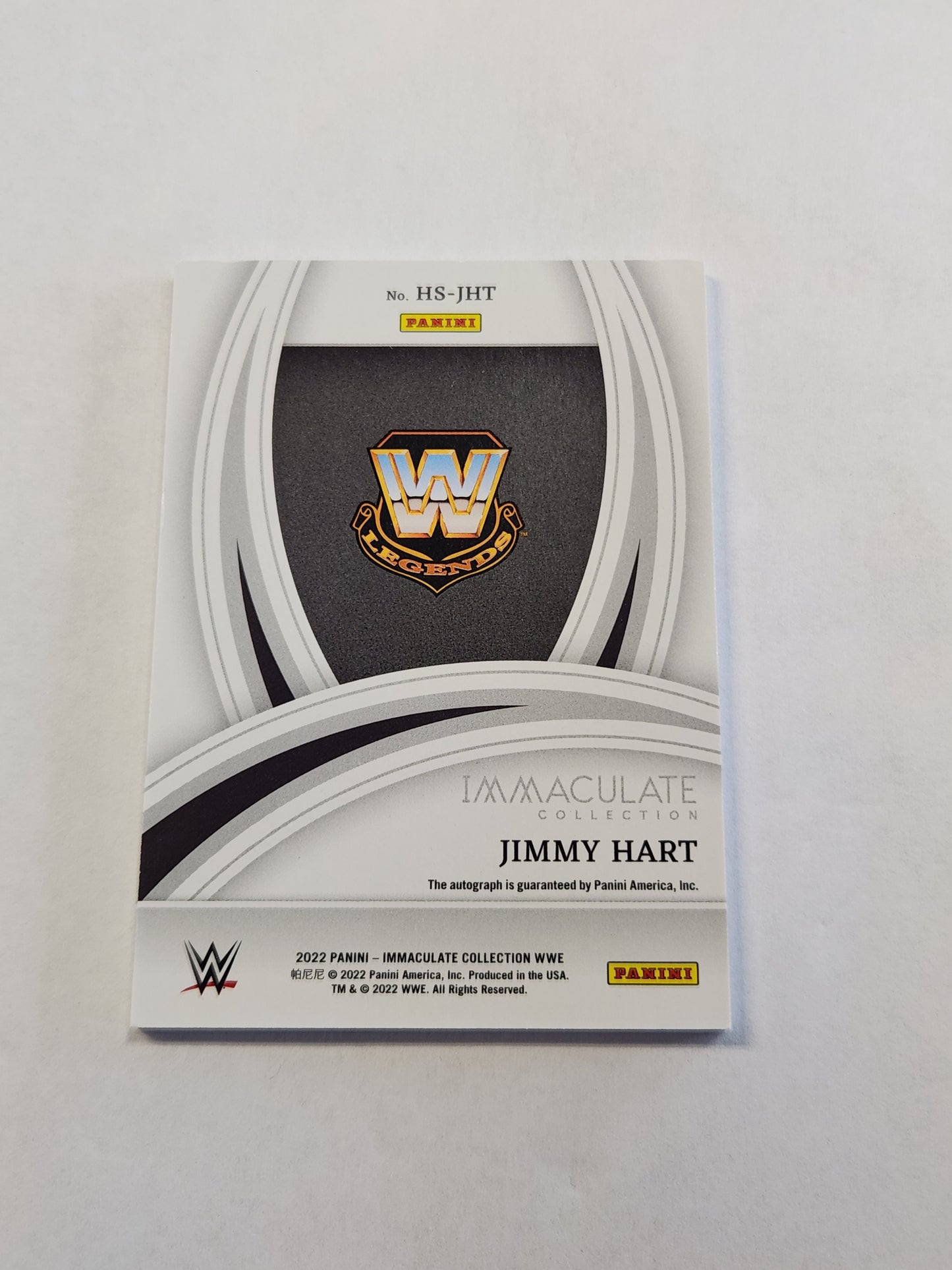 2022 Immaculate Collection Jimmy Hart Heralded Signatures Auto #/99