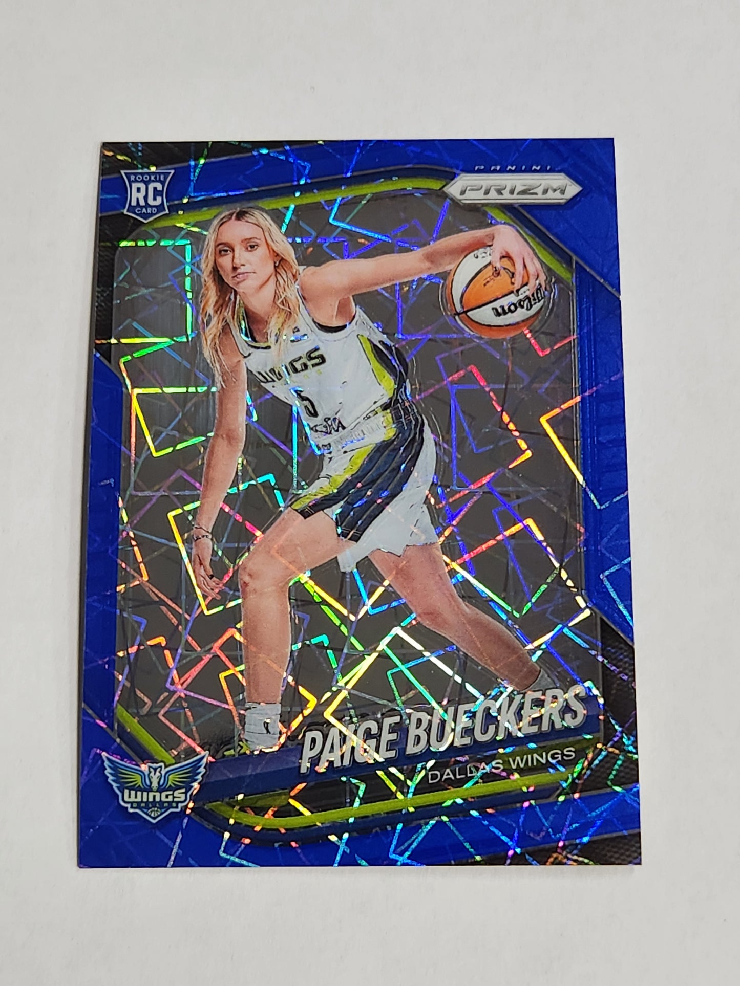 2025 Prizm WNBA Paige Bueckers Blue Velocity Rookie Variation