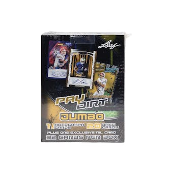 2026 Leaf Paydirt Football (1) Jumbo Hobby Box