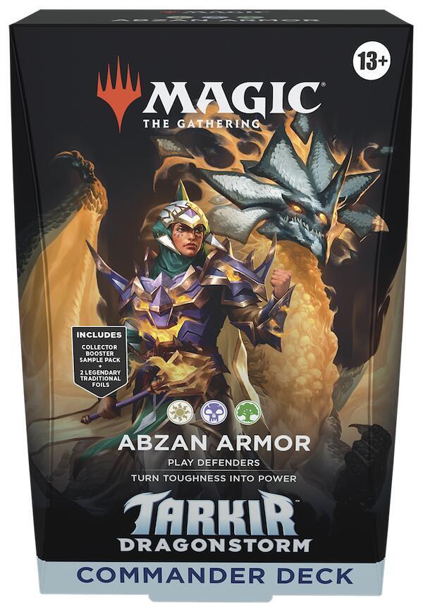 Magic The Gathering Tarkir Dragonstorm Abzan Armor Commander Deck