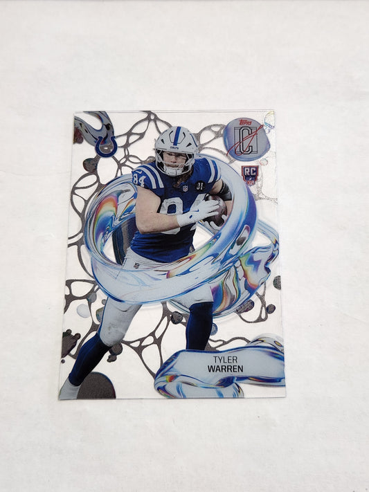 2025 Topps Signature Class Tyler Warren Rookie Fluidity Acetate Case Hit SSP