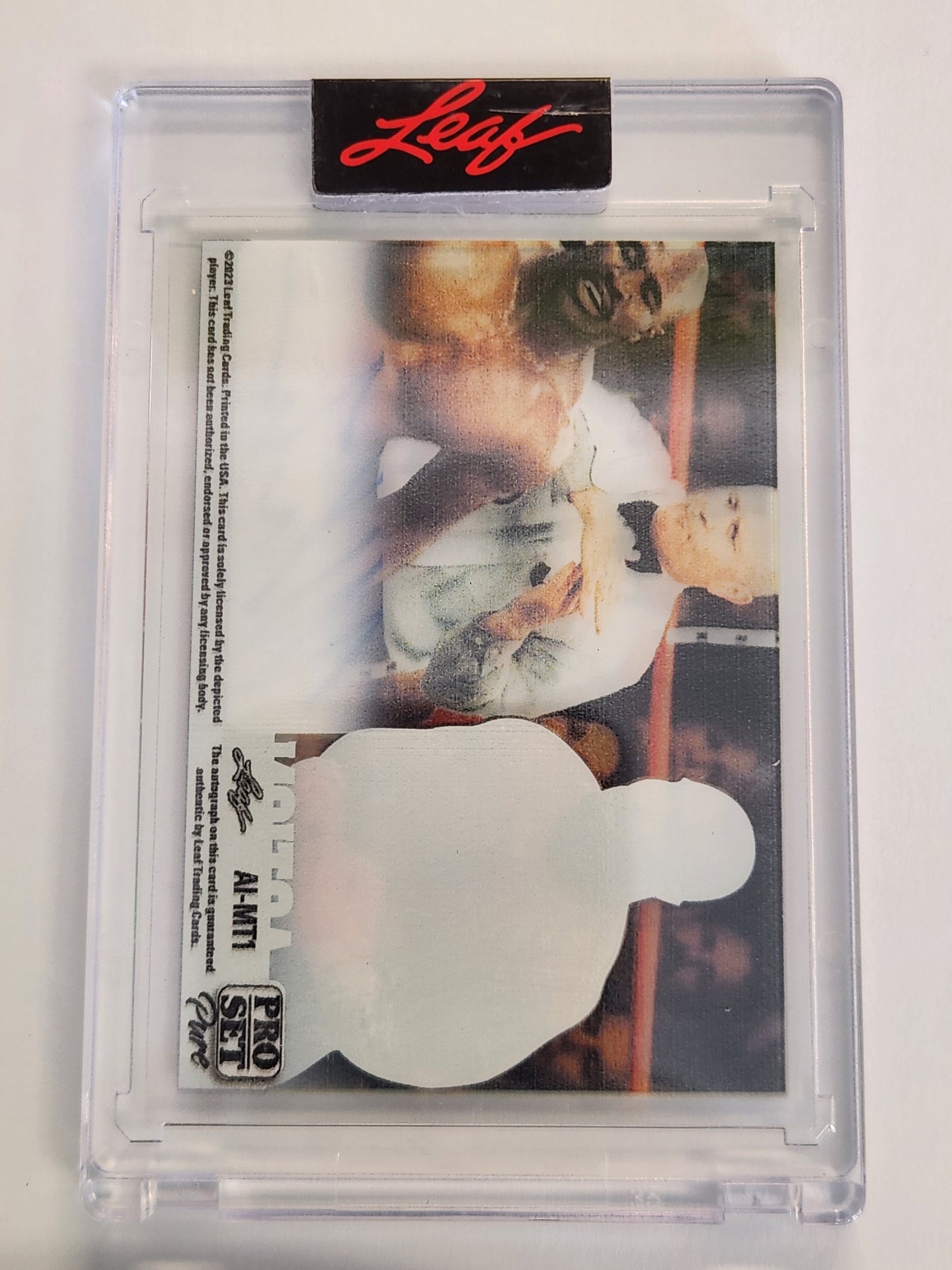 2023 Leaf Pro Set Pure Mike Tyson Action Ink Auto Green #/15