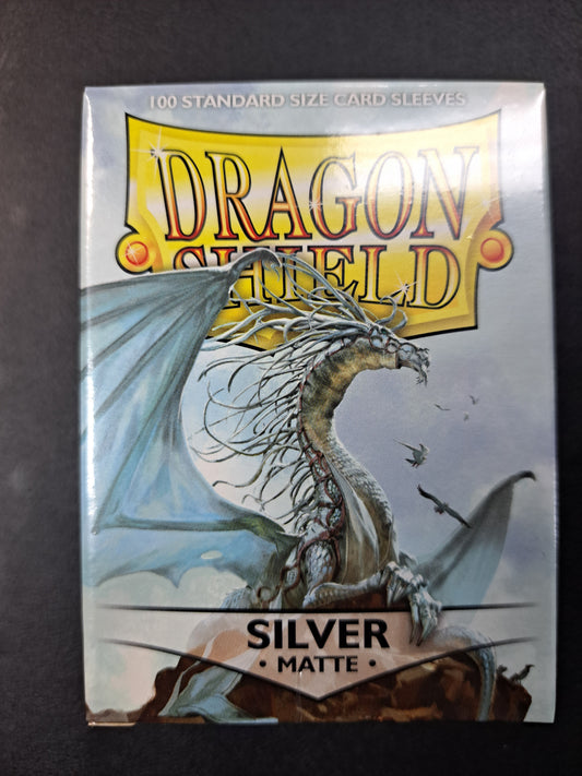 Dragon Shield Standard Sleeves Silver Matte