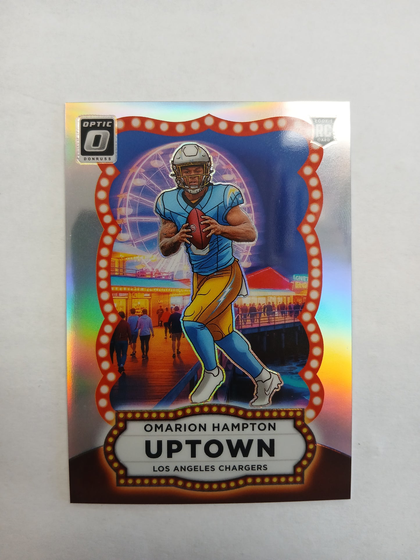 2025 Donruss Optic Omarion Hampton Uptown Rookie Case Hit SSP