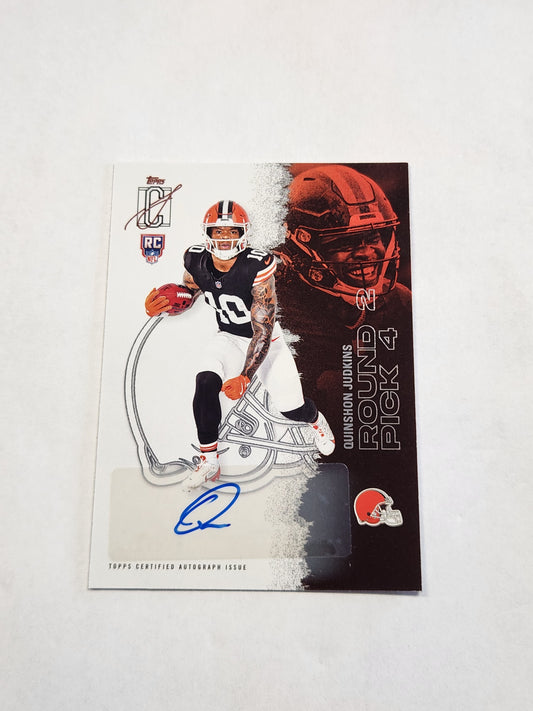 2025 Topps Signature Class Quinshon Judkins Auto No. 115
