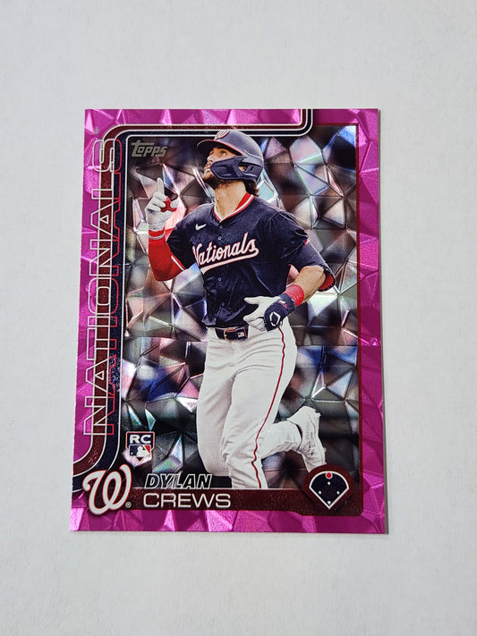 2025 Topps Series 1 Dylan Crews Pink Diamante SP