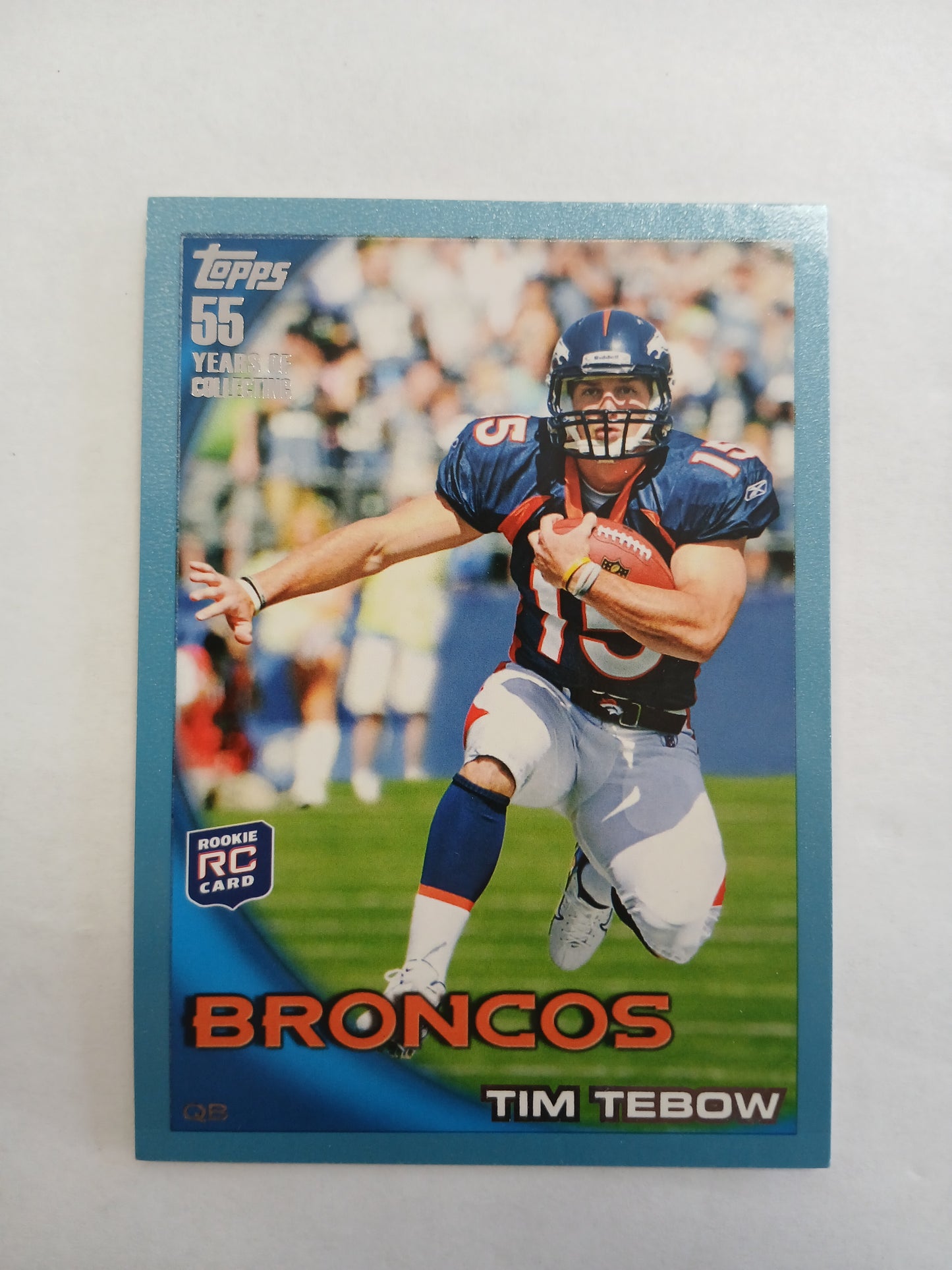 2010 Topps Tim Tebow Rookie Blue #/349 #440